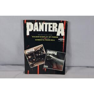 Pantera Guitar Songbook Vulgar Display of Power Cowboys from Hell 1993 Authentic
